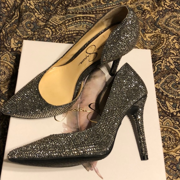 jessica simpson rhinestone shoes